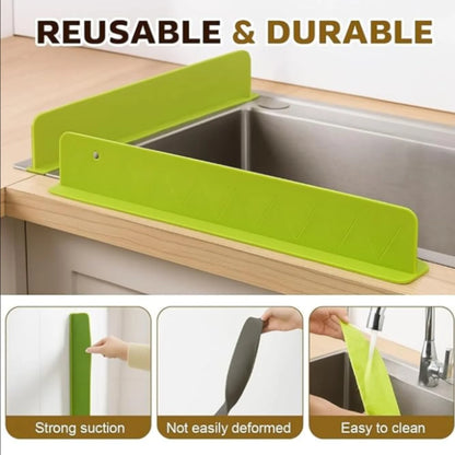 Anti-Splash Silicone Sink Guard for Kitchen