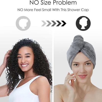 Ladies Bath Towel Wrap Set