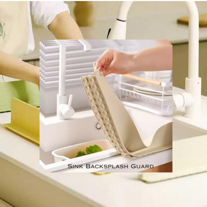 Anti-Splash Silicone Sink Guard for Kitchen