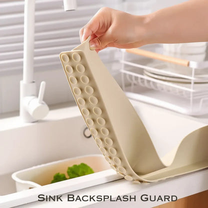 Anti-Splash Silicone Sink Guard for Kitchen