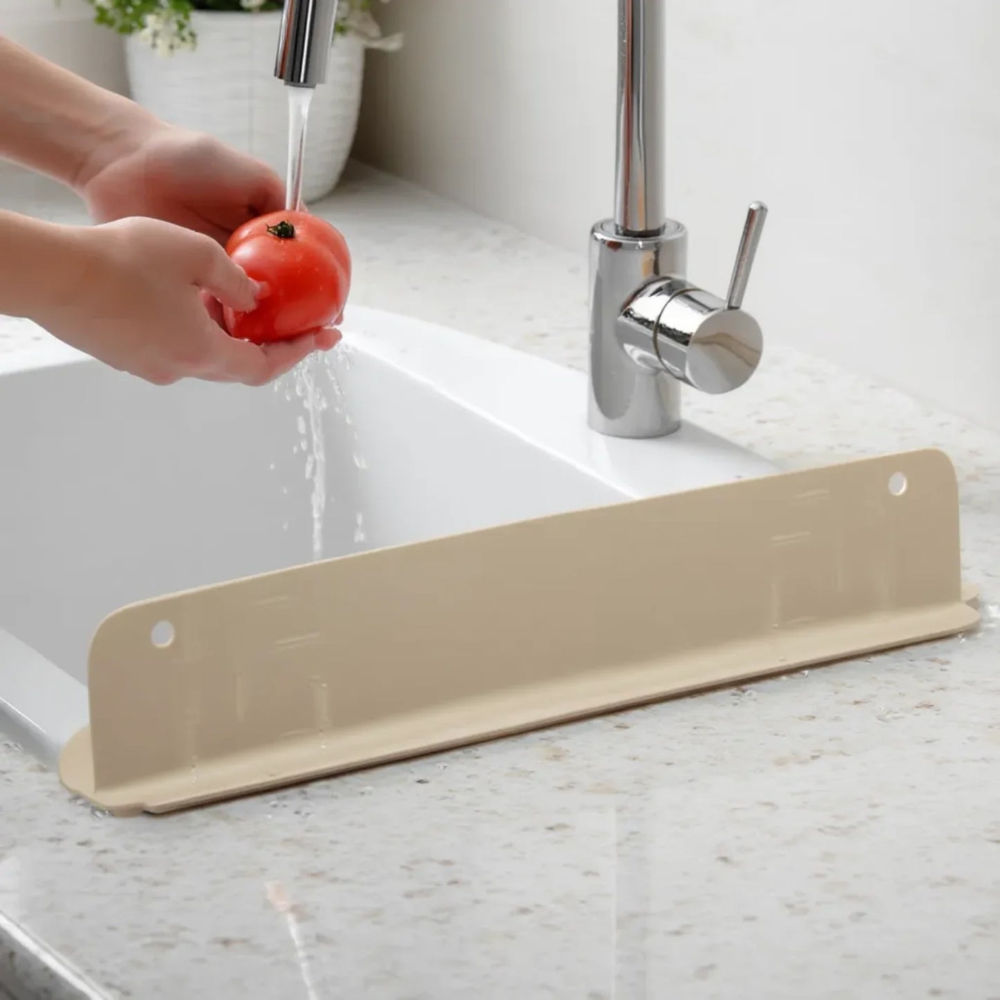 Anti-Splash Silicone Sink Guard for Kitchen