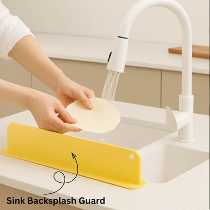 Anti-Splash Silicone Sink Guard for Kitchen